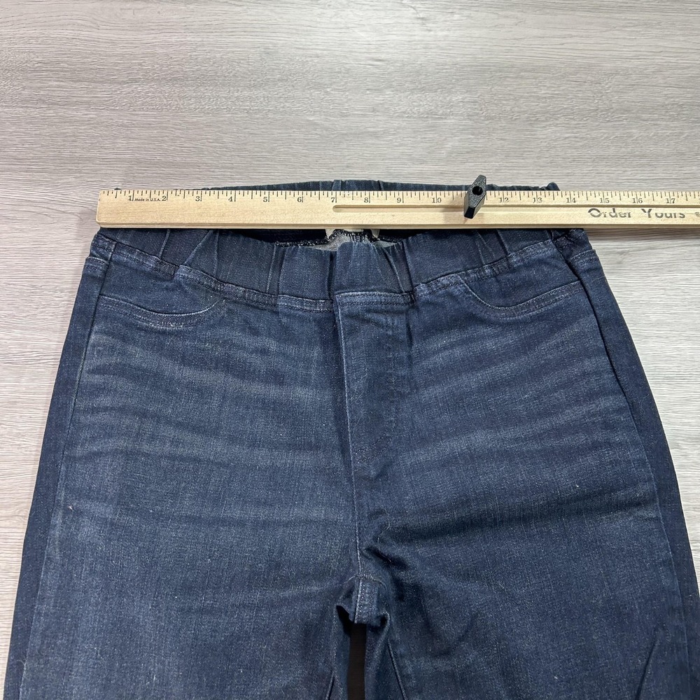 Eileen Fisher Jeans Womens XS Dark Wash Stretch Denim Skinny‎ Pants Pull On Blue - Picture 5 of 11